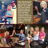 Trim Tabb’s Pig Powder Premium BBQ Barbecue Rub & Seasoning 2 Pk (24 oz) + Guide & Keychain Bottle Opener (4 Items)!