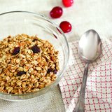 Chappaqua Crunch Simply Granola, Cranberry - Custom Rolled Oats with Sweetened Dried Cranberries - 13oz Pouch (Pack of 1)