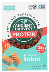 Ancient Harvest Pasta Rotini Red Lentil Pasta, 8 Oz