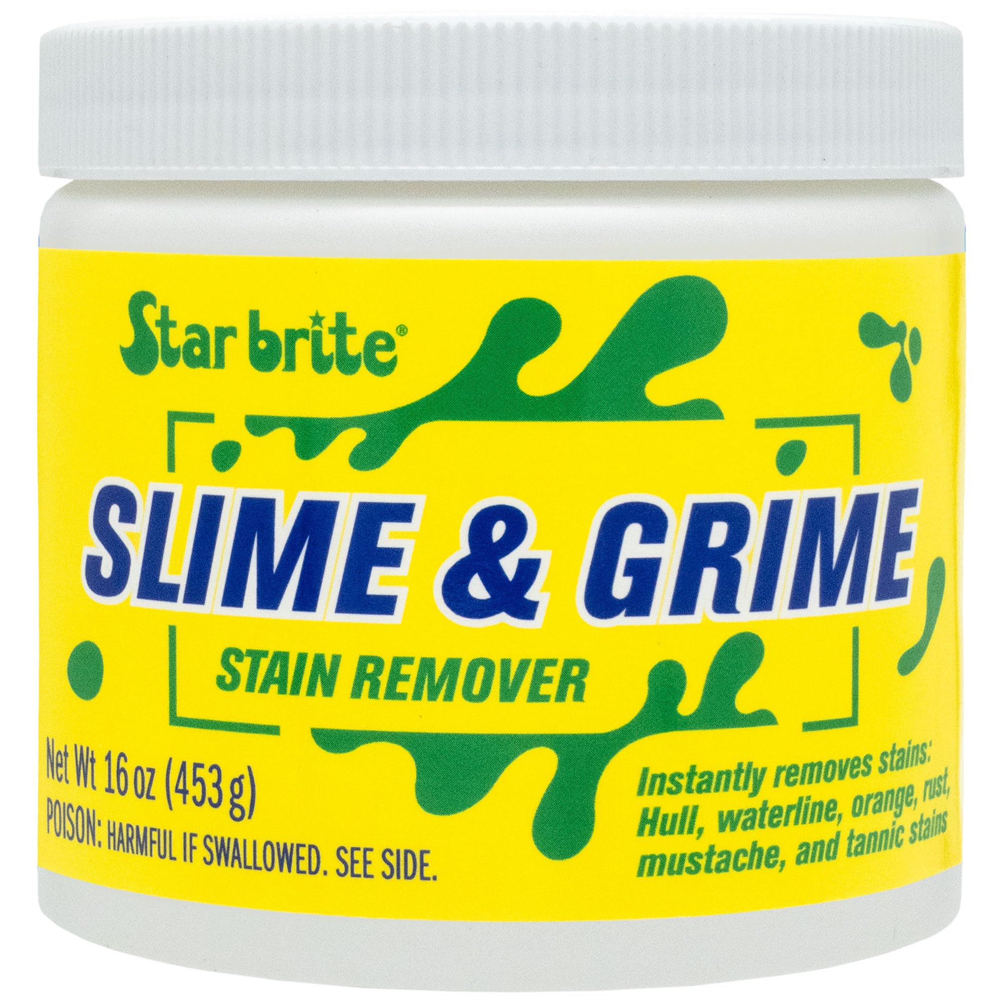 STAR BRITE Stain Remover Concentrate - Makes 5 Gallons - Removes Tarnish, Rust, and Tough Stains on Fiberglass, Metal, Wood, Cement, Tile, Decks