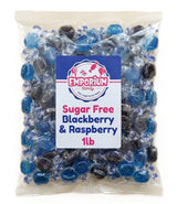 Sugar Free Assorted Mixed Berry Hard Candy Buttons - 1 lb of Fresh Delicious Individually Wrapped Blackberry Raspberry Candy