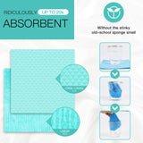 Jekayla Swedish Dishcloth Cellulose Sponge Cloths, Eco-Friendly Reusable Cleaning Cloths for Kitchen, 12 Pack of Absorbent Dish Washing Paper Towel(12