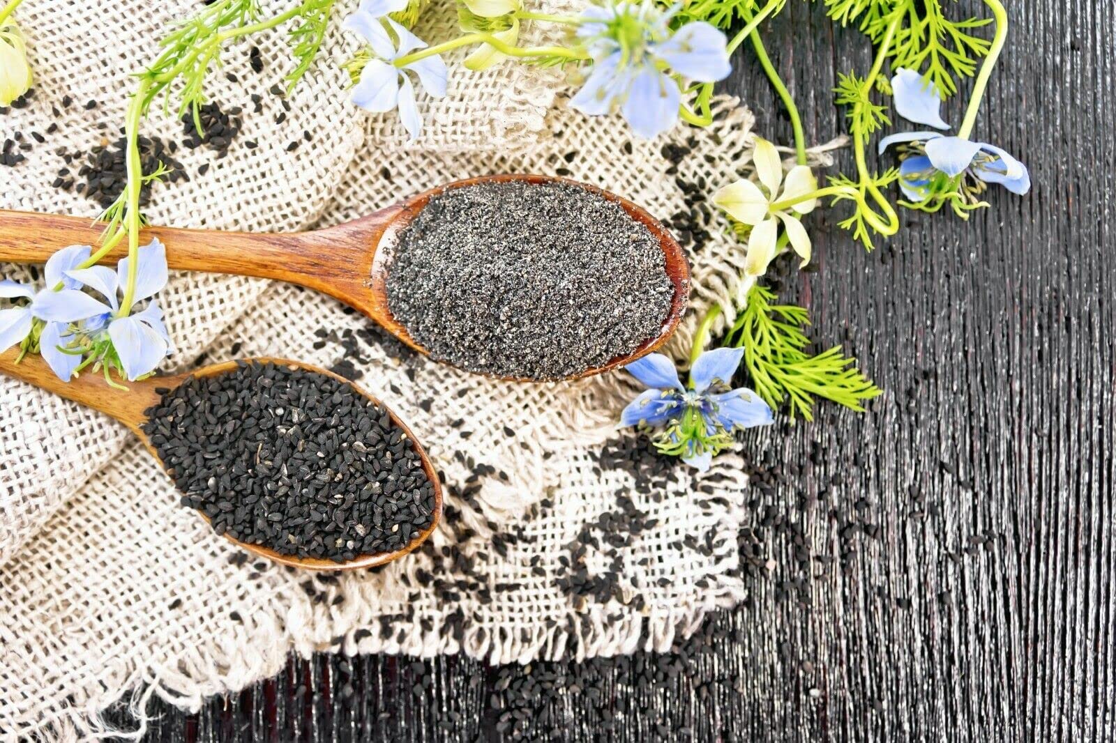 Black Cumin Seed Powder Ground 4 oz. - Nigella Sativa - Kalonji 100% Pure Natural Herb Spice.