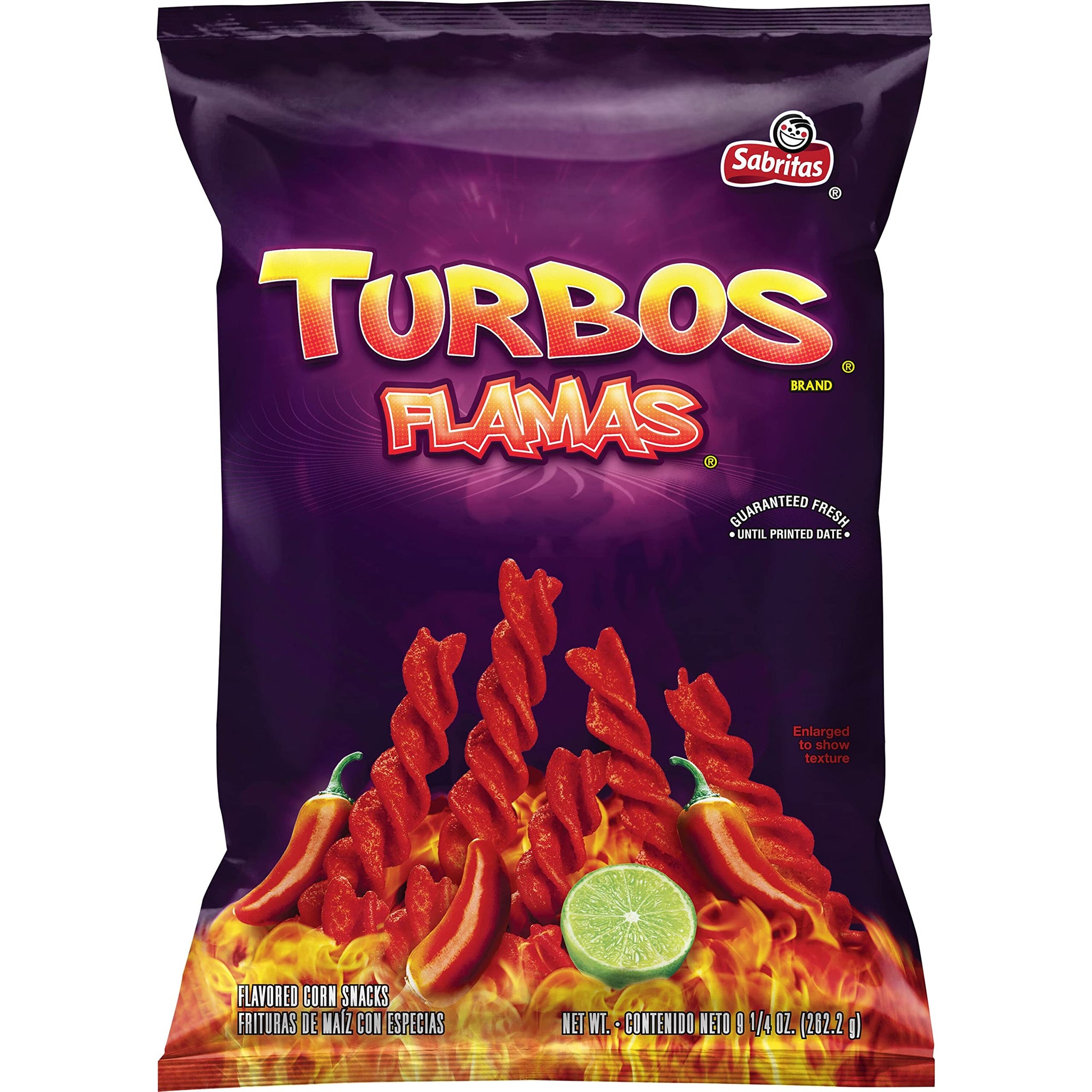 Frito Lay Turbos Flamas, 9.25 oz