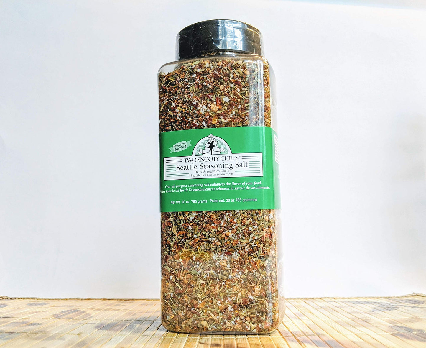 Two Snooty Chefs Quart Size Seattle Seasoning Salt, 20-Ounce