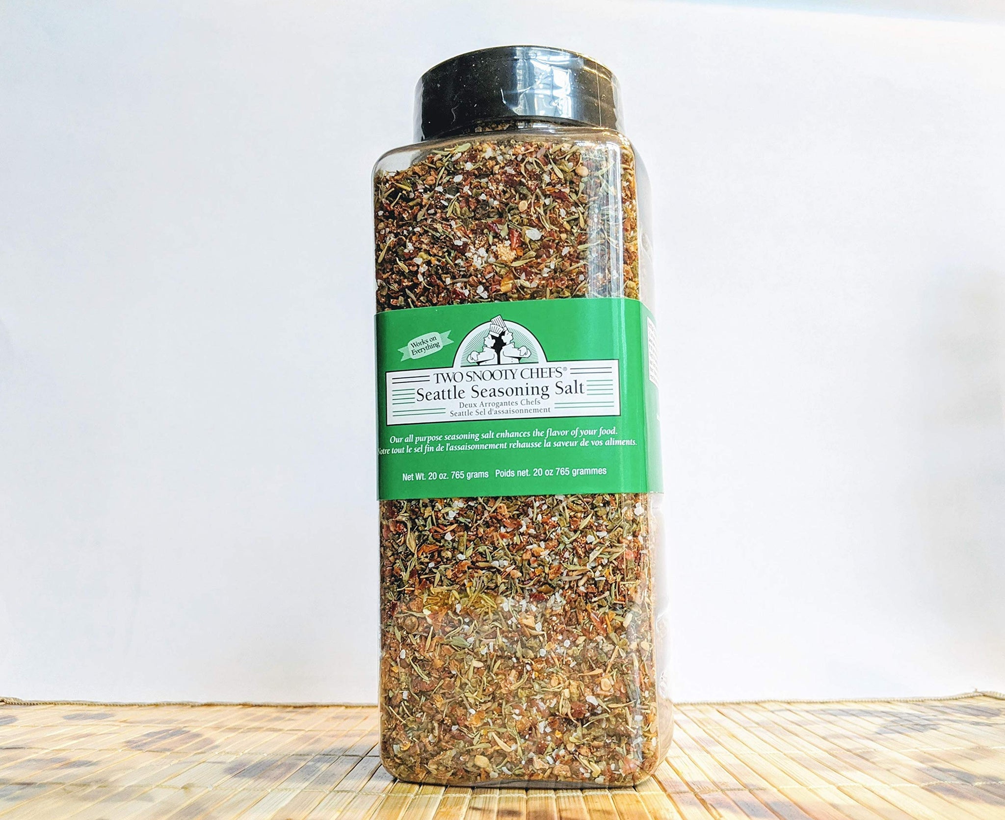 Two Snooty Chefs Quart Size Seattle Seasoning Salt, 20-Ounce