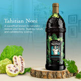 TAHITIAN NONI Juice by Morinda, Original and Authentic, Noni Fruit Puree from Tahiti with Natural Blueberry & Grape (Resveratrol), All-Natural Daily