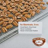 Pecan Shop Unsprayed Sprouted 12 Ounce Raw Family Recipe Crispy Sea Salt Texas Native Pecans
