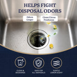 Farberware Garbage Disposal Cleaner Tablets - Disposal Cleaner and Deodorizer for Kitchen Sink Drain, Citrus Garbage Disposal Deodorizer, Sink