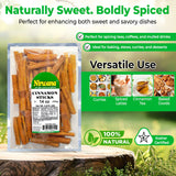 Premium Cinnamon Sticks | Cinnamon for Tea, Baking & Cooking | Perfect for Loose Leaf Tea, Seasoning, & Spice Blends (14 oz)