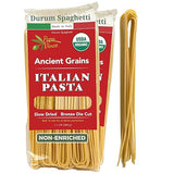 Papa Vince Organic Whole Wheat Spaghetti Noodles - Made in Italy, Non-Enriched, No Folic Acid - Organic Ancient Grain Pasta, Non-GMO, Artisan Bronze