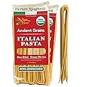 Papa Vince Organic Whole Wheat Spaghetti Noodles - Made in Italy, Non-Enriched, No Folic Acid - Organic Ancient Grain Pasta, Non-GMO, Artisan Bronze