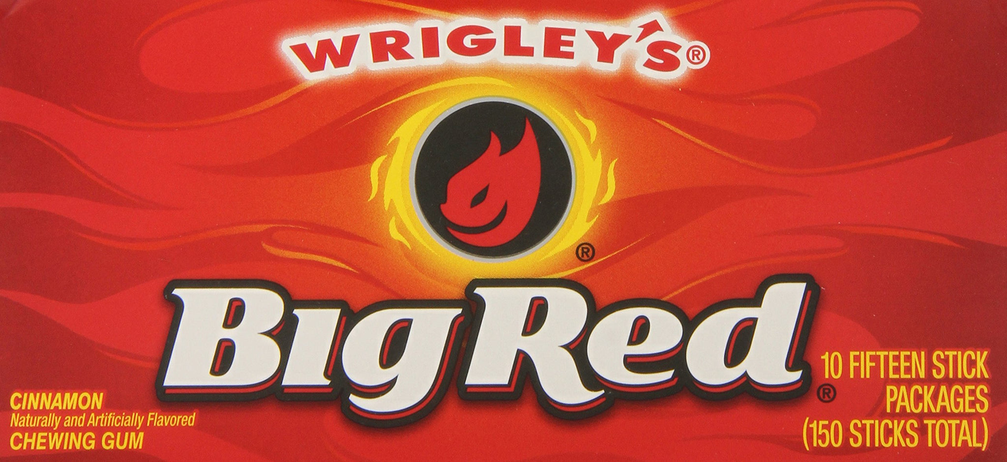 Wrigleys Big Red, 15-Count (Pack of 10)