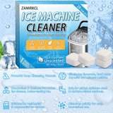 Ice Machine Cleaner Tablets, 28 Count, Nickel-Safe Descaling Formula, No Damage to Nickel Plating, Compatible with All Major Brands, Ideal
