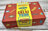 RETRO CANDY YUM ~ 1956 70th Birthday Gift Box Nostalgic Mix from Childhood for 70 Year Old Man or Woman Born 1956 Jr