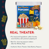 All in One Popcorn Packs - Wabash Valley Farms All Inclusive Popping Kits, Real Theatre Popcorn, Popcorn Kernels for Popcorn Machine, All in One