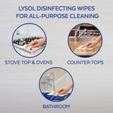 Lysol Dual Action Disinfecting Wipes, Citrus, 35 ct (Pack of 2)