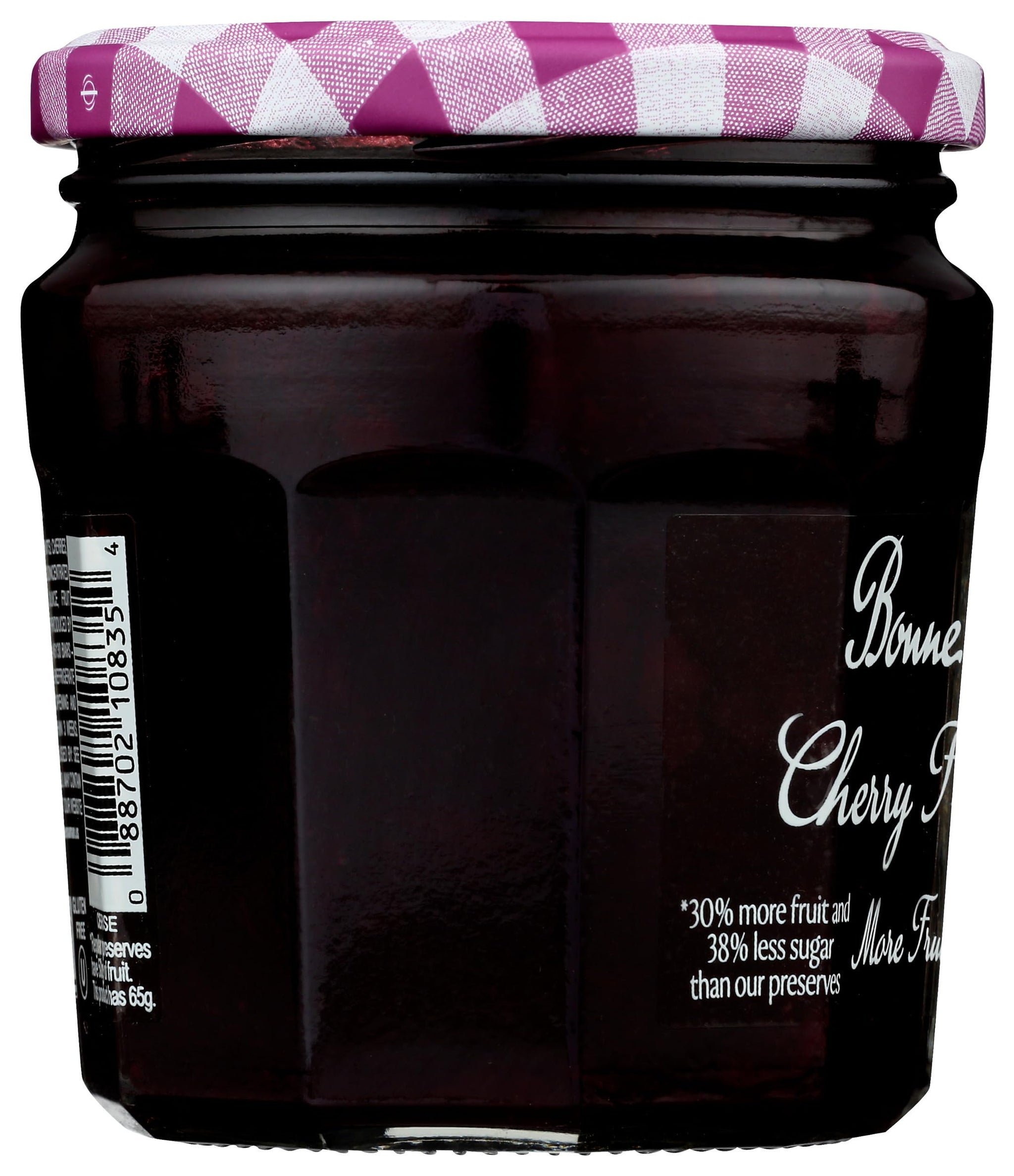 Bonne Maman, Fruit Spread Cherry More Fruit Less Sugar, 11.8 Ounce