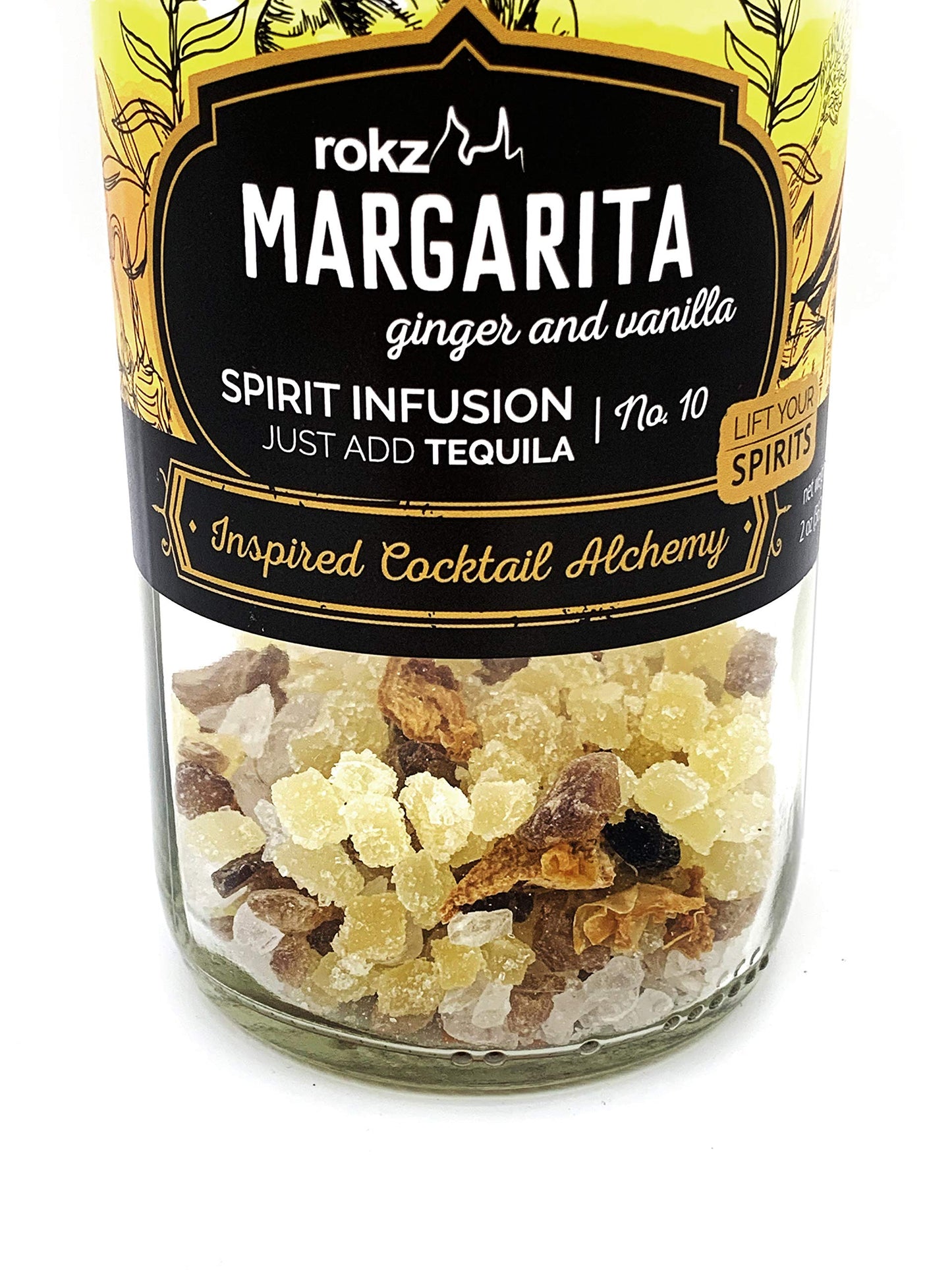 rokz Margarita Spirit Infusion Bottle for Cocktails, 16 Ounce