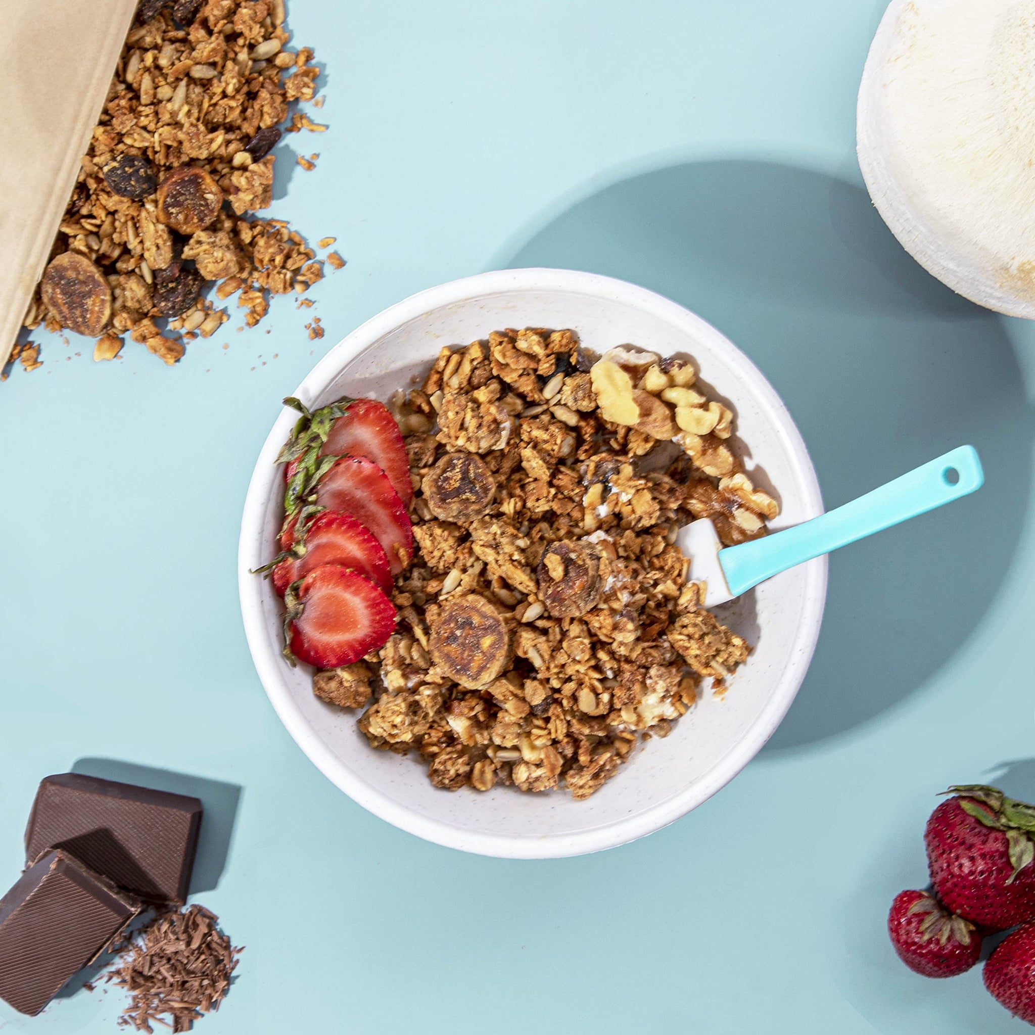 Brooklyn's Own Organic Granola Banana Walnut Crunch Breakfast Cereal - Gluten-Free Healthy Snacks - 12 Ounce Resealable Eco-Friendly Pack
