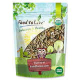 Food to Live Organic Dry Roasted Sunflower and Pumpkin Seed Mix with Himalayan Salt, 1 Pound - Oven Roasted, Lightly Salted, No Oil, Perfect