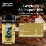 Everglades Seasoning & BBQ Rub Combo - All Purpose Grill Seasoning - 14 oz (Pack of 2)