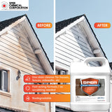 SPER Rust Remover New & Improved Formula 3X Concentrate Rust Stain Remover for Concrete, Houses, Fences, Metal & More Professional Grade, Fast-Acting