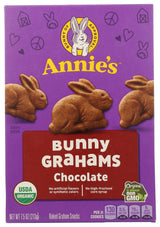Annie's Homegrown Chocolate Bunny Grahams, 7.5 oz