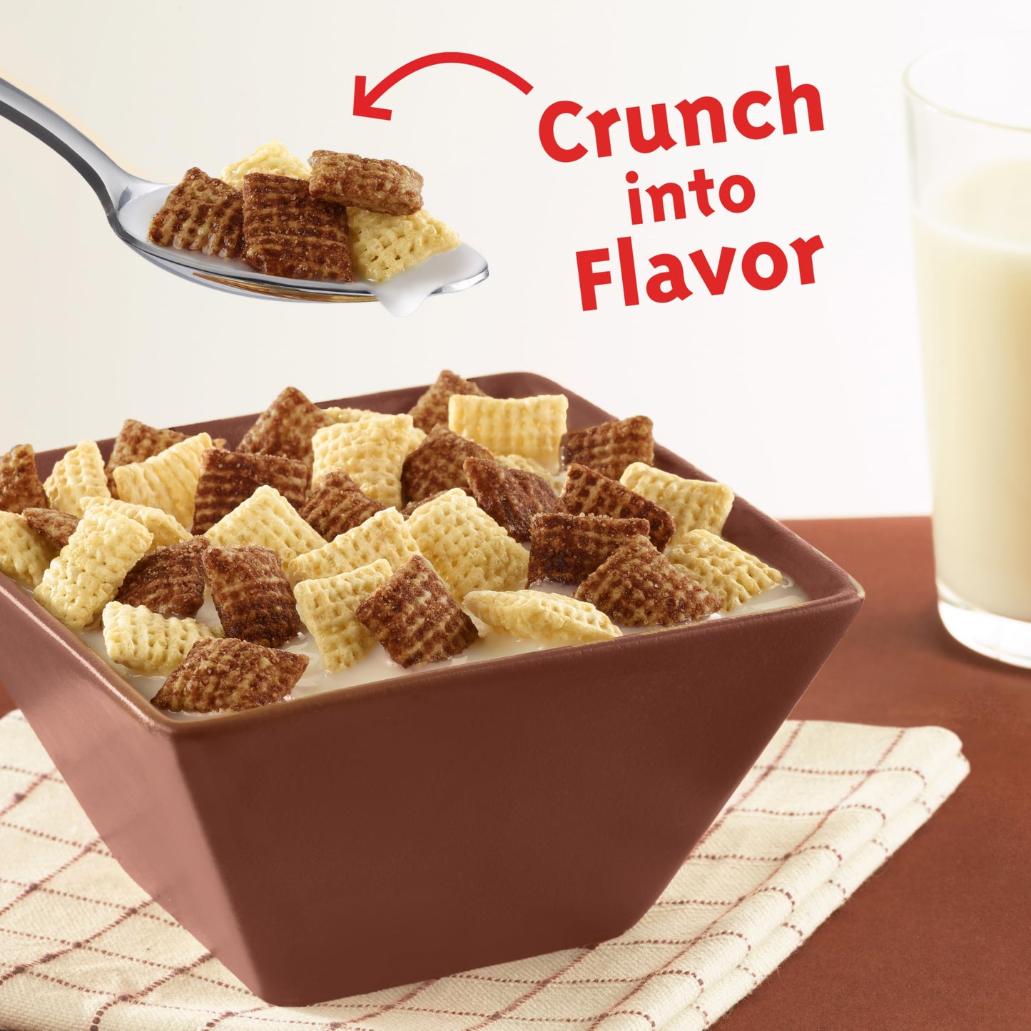 Chocolate Chex Cereal, Gluten Free Breakfast Cereal, Made with Whole Grain, Family Size, 20.3 oz