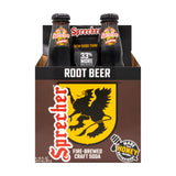 Sprecher Fire Brewed Craft Soda, Handcrafted Gourmet Soft Drink with Real Honey, 16 fl oz Glass Bottles (12 Pack, Multiple Flavors Available) (Root