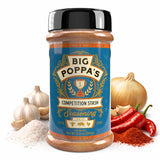 Big Poppa’s Competition Stash Seasoning - Prize-Winning Dry BBQ Rub with Savory, Citrus & Mild Chili Kick - Gluten-Free Chili Spice Blend and BBQ