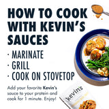 Kevin's Natural Foods Lemongrass Basil Sauce - Keto and Paleo Simmer Stir-Fry Sauce, Gluten Free, No Preservatives, Non-GMO - 3 Pack (Lemongrass