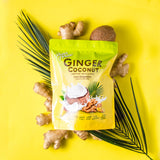 Prince of Peace Ginger Coconut Instant Beverage, 22 Sachets - Instant Hot or Cold Beverage that Soothes Throat - Easy to Brew - Caffeine and Gluten
