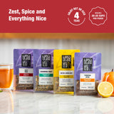 Tiesta Tea - 4 Autumnal Tea Blends, Loose Leaf, Premium Blend, Non-Caffeinated, Make Hot or Iced, Pouch of Pumpkin Spice, Cozy Chai, Chamomile Mint