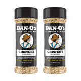 Dan-O's Crunchy Seasoning, 2.5 oz Bottle, 2 Pack, Everything Seasoning for Fish, Eggs, Salads and More, Sugar Free, Zero Calorie, Use this Spice Blend