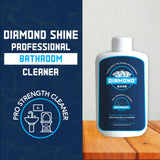 3 Piece - Diamond Shine Bathroom Cleaner & Scrub Brush Combo with Extension Toilets Hard Water Stain Remover Shower Door Cleaner