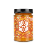GOOD GOOD Apricot Jam - No Added Sugar - Low Calorie - Gluten Free and Vegan - Diabetic and Keto Friendly - 12oz / 330g (Pack of 1)