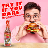 Ass Kickin’ Carolina Reaper Cajun Hot Sauce (5 oz) - Bold Cajun Seasoning & Carolina Reaper Blend - Extreme Heat Gourmet Hot Sauce for Wings, Gumbo