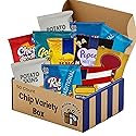Assorted Chips Variety Pack - 50 Count Snack Box with Potato Chips, Pretzels, Popcorn, and Crunchy Snacks - Individually Wrapped for School, Office