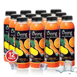 O2 Living Juice Cold Pressed Drink - Carrot Kick Organic Juice Pack - No Added Sugars or Water, Naturally Sweetened from Fruits, Rich in Nutrients