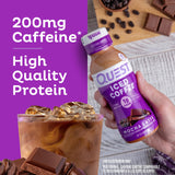 Quest Nutrition Iced Coffee, Mocha Latte, 1g of Sugar, 10g of Protein, 90 calories, 200mg of caffeine, 4 Count