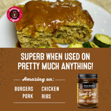 Sauce Goddess - Carolina Sweet Gold Barbecue Sauce - Tangy Mustard, Brown Sugar, Apple Cider Vinegar, Certified Gluten-Free, Vegan, 14 oz - 1 Pack