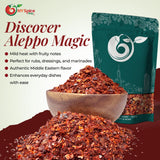 NY SPICE SHOP Aleppo Pepper - 3 Pound Crushed Chili Aleppo Peppers Flakes - Red Aleppo Pepper Spice - Middle Eastern Aleppo Peppers Seasoning, Savory