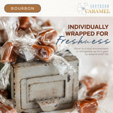 Southern Caramel Bourbon Caramels, Handcrafted, 8 oz (Pack of 1)