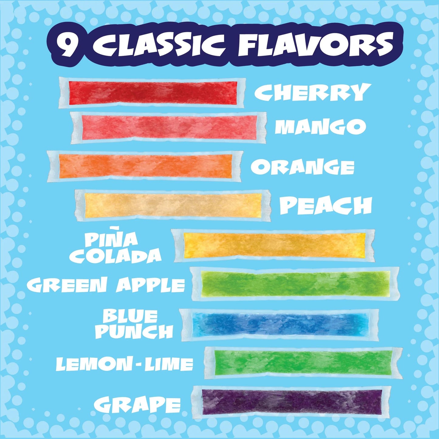 FunPops Freeze Pops, Variety Pack, 2 oz, 48 Count Box