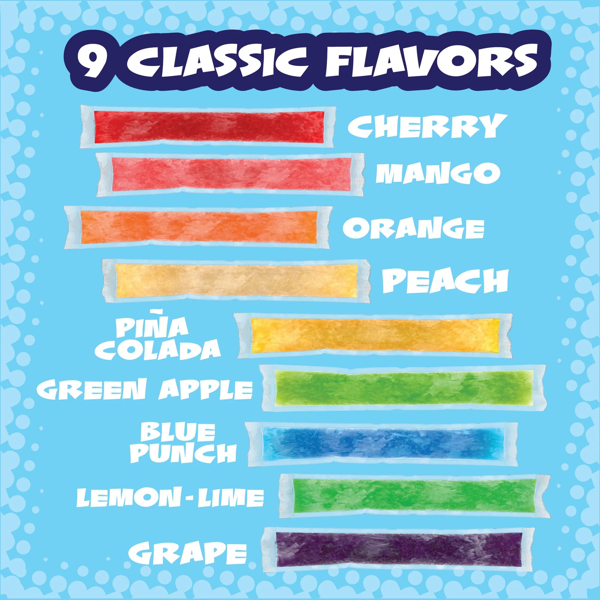 FunPops Freeze Pops, Variety Pack, 2 oz, 48 Count Box