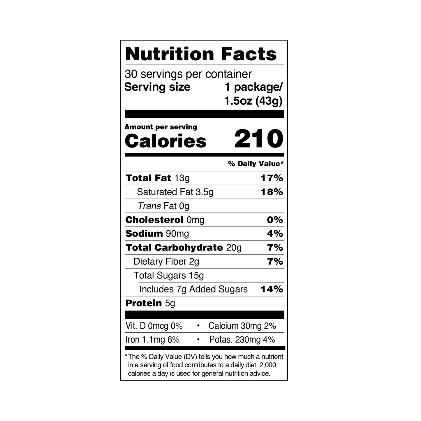 Kar's Sweet 'n Salty Mix 30 Individual 1.5 oz Bags (2 LBS 13 OZ)