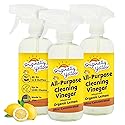 Originally Yellow Lemon Vinegar All Purpose Cleaning Spray | Distilled Cleaning Vinegar | Plant-Derived All Purpose Cleaner | Living Room, Bathroom
