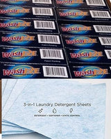 WashEZE 3 in 1 Laundry Detergent Sheets, Scented 120 Count Power Sheets include All of Your Laundry Needs With The Powerful Cleaning Ability, Softner