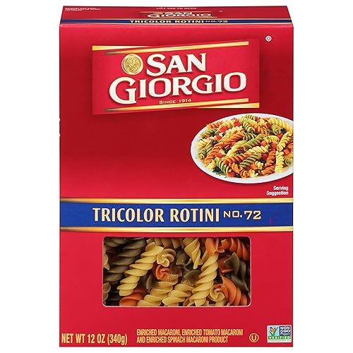 San Giorgio, Tricolor Rotini No. 72, 12 Ounce